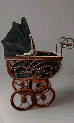 Antique black and brown - black,
