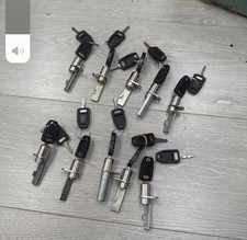 x10 Asec AS9958 708-RKB-10MB Single Flange Fix Furniture Pedestal Lock 2 Keys