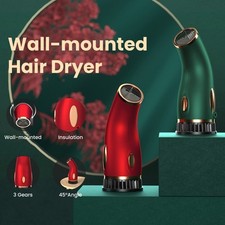 Wall-mounted hair dryer