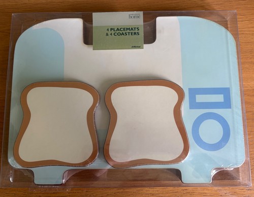 Toaster toast placemats - &, and