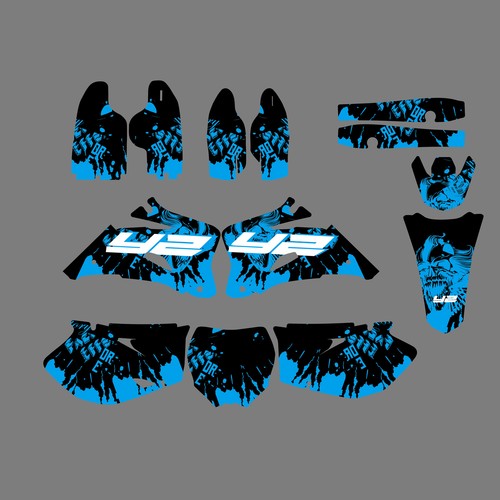 Motocross graphics decals - graphics,