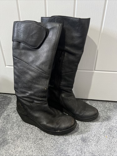 Women black leather size - black,
