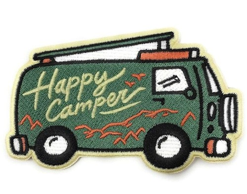 Happy camper patch - camper,