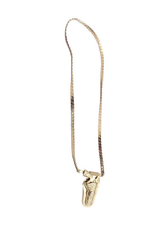 Gun holster pendant - gun-in-holster,