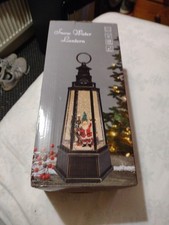 Snow Water Lantern Santa