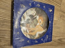 X3 Kenleys Disney Porcelain  Plates Bambi, The Jungle Book, Sleeping Beauty
