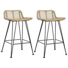 Natural Rattan Bar Chairs 2