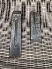 2 steel wood splitting wedges