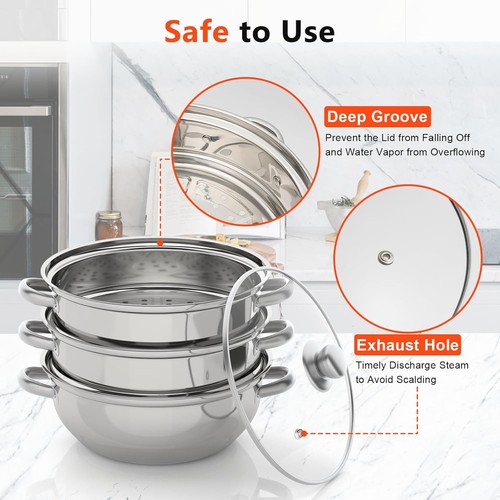 3tier steam cooker - cooker, steamer