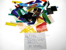 Stained Glass  Offcuts. 1kg