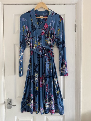 Monsoon blue floral midi dress - blue,