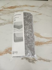 IKEA kopparranta 180 X 200Cm Fitted Base Sheet Grey & Light Grey Floral Cotton