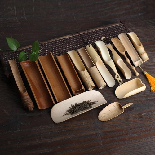 Japanese bamboo tea spoon - tea,