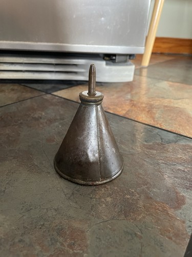 Old oil can dispenser - oil,