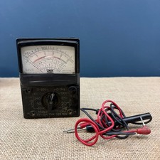 VINTAGE DAVIS OF DERBY OHMMETER TMK TP-10S TESTER MULTIMETER IN ORIGINAL CASE