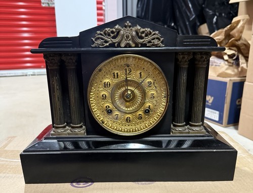 Antique black metal - black, ansonia