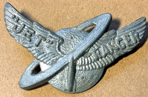 Vintage jet ranger badge - "jet,