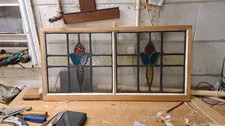Framed Stained Glass Panel