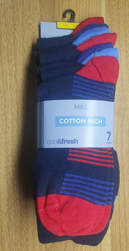Mens socks pairs - mens, 7
