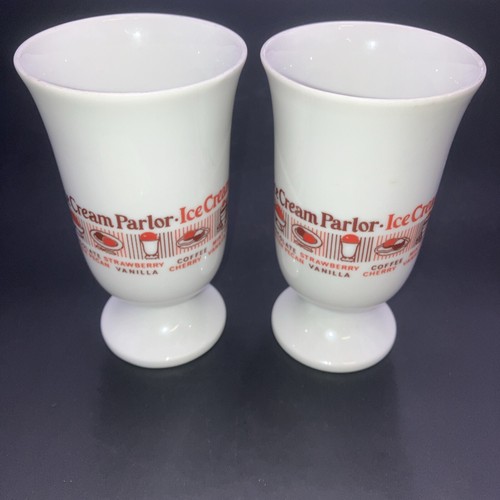 Vintage set ice cream - set,