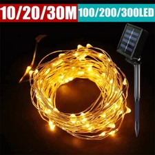 10/20/30M LED Solar Micro Rice