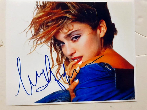 Madonna hand signed - madonna,