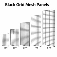 Black grid panels - extra, heavy