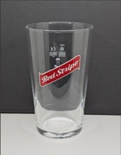 2x Red Stripe Jamaica Lager Beer One Pint 20oz Nucleated Glass M25 Breweriana