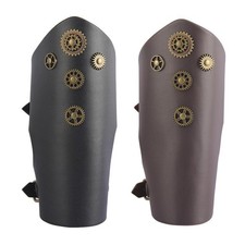 Steampunk Leather Wristband