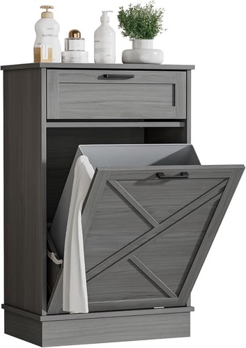 Hidden trash cabinet - cabinet, dining