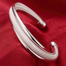 s925 Solid Silver Mens Women