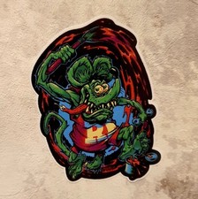Rat Fink Hot Rod 85mm Vinyl