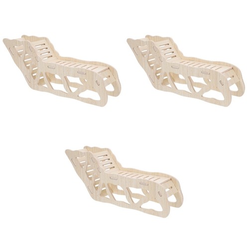 3pcs small animal wooden - small,
