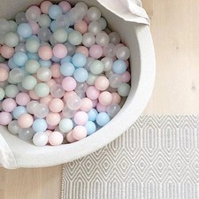 Grey ball pit soft foam - grey,