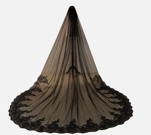 Cathedral length bridal veil - length,