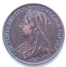 Queen Victoria Pennies 1860 -