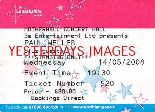 Paul weller used - weller, stub