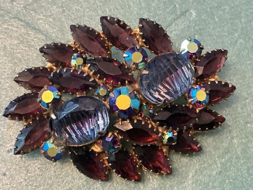 Vintage1950s large amethyst - vintage1950s,