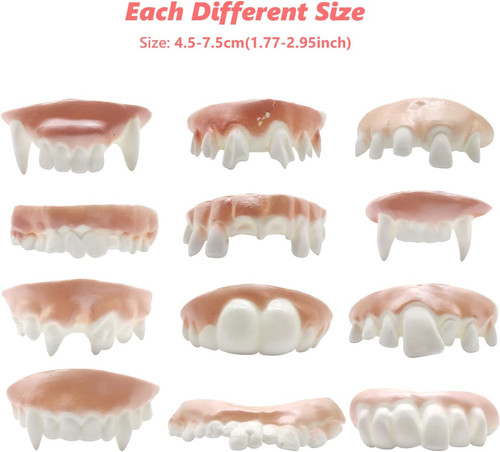 Gnarly teeth pieces ugly - 12,