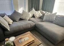 Large DFS Corner Sofa / Settee / Couch for Sale (pillows included)