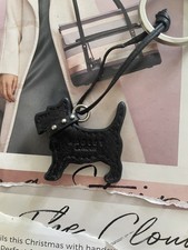 Radley Black Leather Dog Tag /
