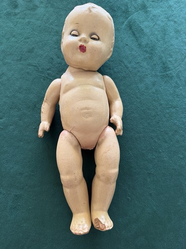 Very old doll made - doll, of