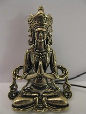 Indian brass zen buddhist - indian,