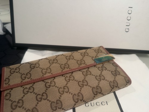 Genuine gucci long - long, wallet