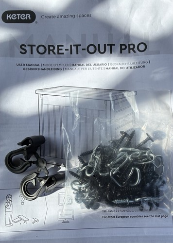 Keter shed pro full - shed, screw