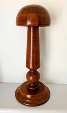 Barrister's wig stand.  Mahogany.  Judge's wig stand.