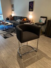 Modern Gray Wraparound Chair