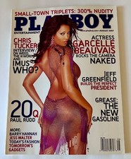 Playboy Magazine Aug 07 Garcelle Beauvais Chris Tucker Paul Rudd Fine (FN)
