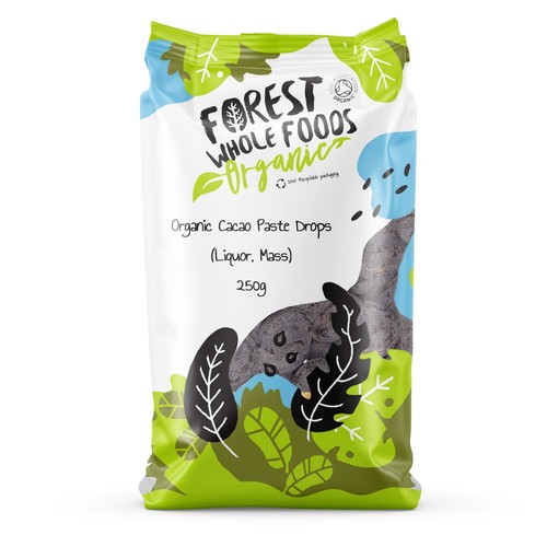Organic cacao paste drops - cacao,