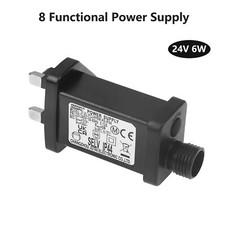 24V Transformer UK Plug LED Transformer Power Supply Adapter IP44 Waterproof UK